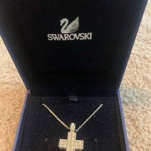 Crystal cross necklace